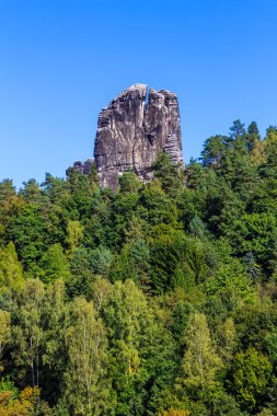 Panorama with typical rock pinnacles