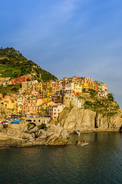 Manarola Чинкве-Терре — стокове фото