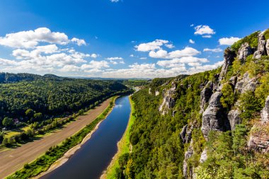 View from viewpoint of Bastei
