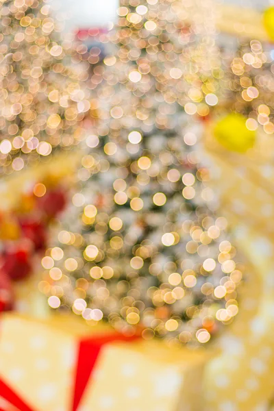 Christmas background of de-focused lights — Stock Photo, Image