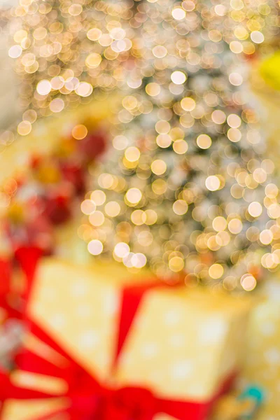 Christmas background of de-focused lights — Stock Photo, Image