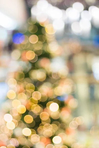 De-odaklı ışıkların Noel arka plan — Stok fotoğraf
