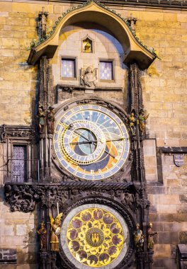 The Old Town Square with Astronomical Clock clipart