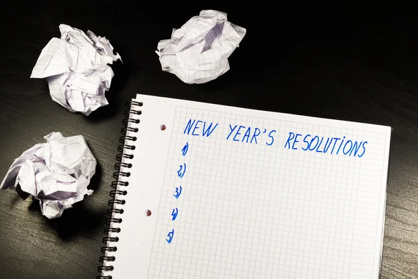 New Year's Resolution — Stockfoto