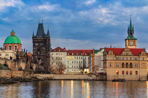 Malebný pohled po západu slunce — Stock fotografie