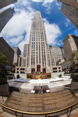 Rockefeller center dış görünümlerini