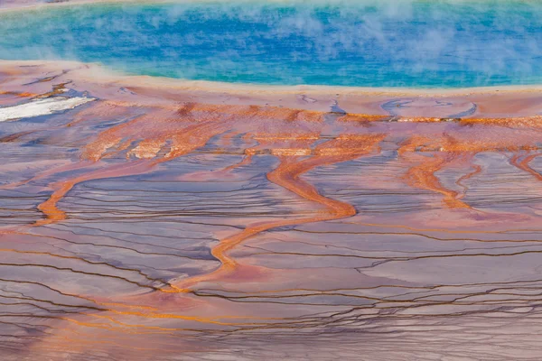 Grande Primavera Prismática no Parque Nacional de Yellowstone — Fotografia de Stock