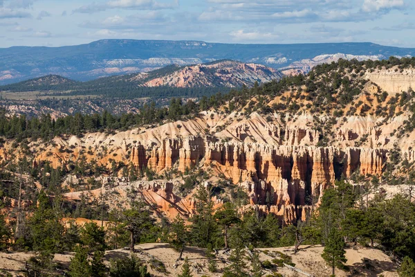 Kilátás a Bryce Canyon Nemzeti Park túraútvonalak — Stock Fotó