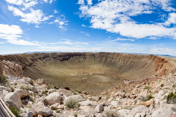 Weergave van de Meteor krater, Flagstaff — Stockfoto