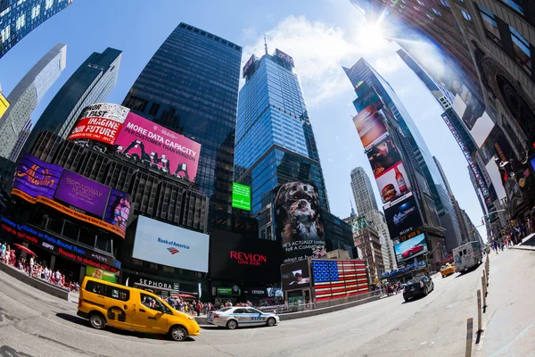 Vistas de las calles de Manhattan en Times Square — Foto de Stock