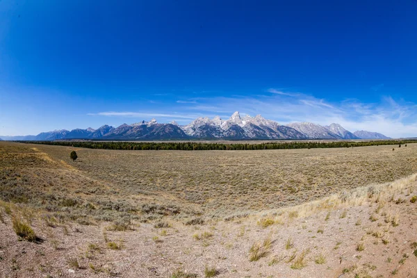 Montagnes dans le parc national du Grand Teton — Photo