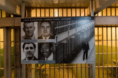 San Francisco'Alcatraz adasının iç Gösterim