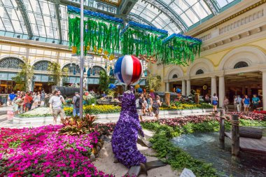 Bellagio Casino Resort iç gösterim Las Vegas Strip üzerinde