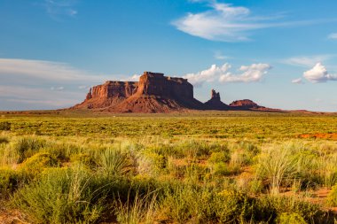 Monument Valley, günbatımı, yaz 2015