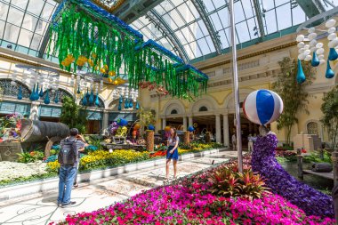 Bellagio Casino Resort iç gösterim Las Vegas Strip üzerinde