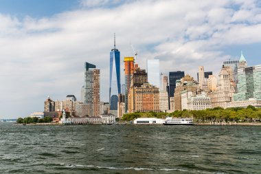 Manhattan New York Battery Park manzarası
