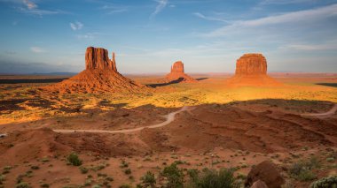 Monument Valley, günbatımı, yaz 2015