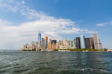 Manhattan New York Battery Park manzarası
