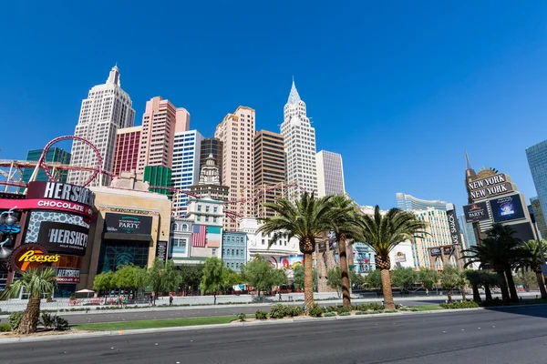 Vue extérieure du New York, New York Casino sur le Strip de Las Vegas — Photo