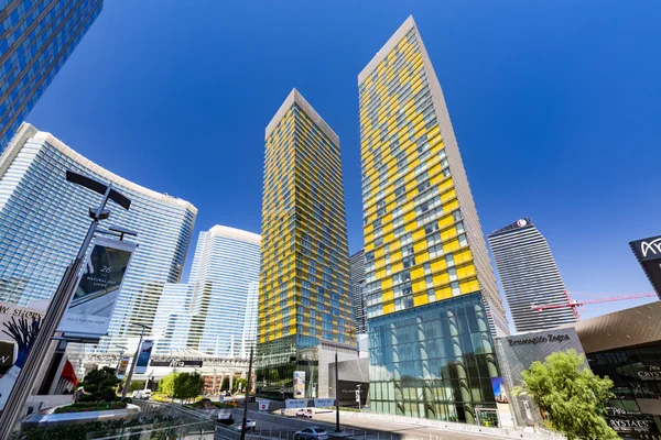 Las Vegas'taki Aria Casino Resort'un dış görünümleri