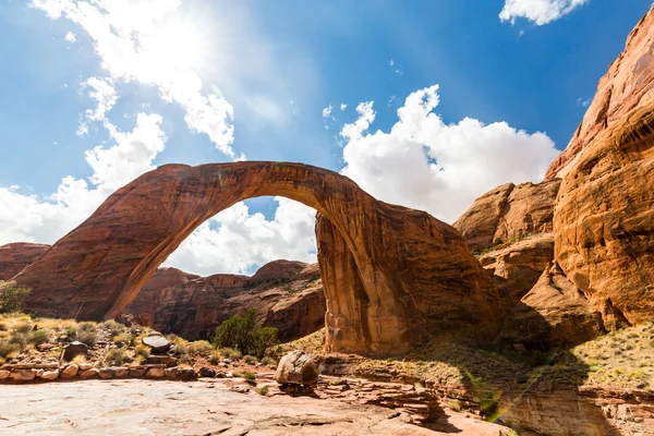 Rainbow Arch at the Lake Powell — Stock Photo, Image
