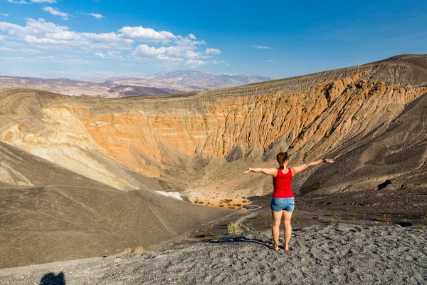 Ubehebe Krateri Ölüm Vadisi Ulusal Parkı — Stok fotoğraf