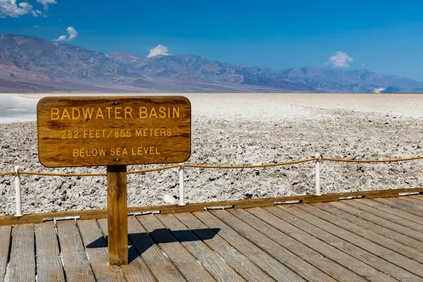 Badwater Havzası, ölüm Vadisi Milli Parkı — Stok fotoğraf