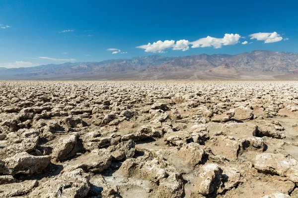 Badwater λεκάνη, εθνικό πάρκο της κοιλάδας του θανάτου — Φωτογραφία Αρχείου