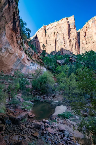 Smaragd medence a Zion Nemzeti Park — Stock Fotó