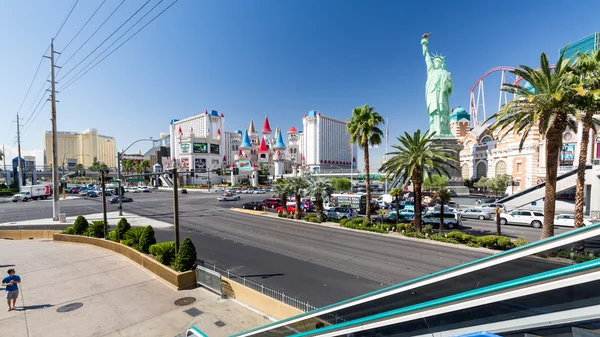 Exterieur weergaven van het New York, New York Casino op de Las Vegas Strip — Stockfoto