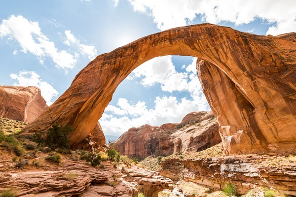 Łuk tęczy w Lake Powell — Zdjęcie stockowe