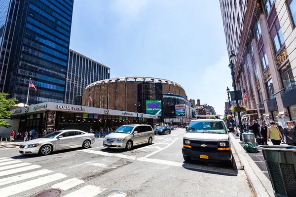 Cadde ve Madison Square Garden için 8 görüntülemek — Stok fotoğraf