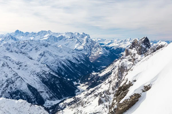 Kayak Merkezi Engelberg manzaraları — Stok fotoğraf