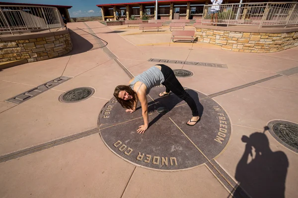 Views of the Four Corners Monument — Stock Photo, Image