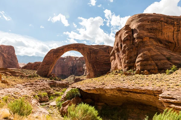 Duhový oblouk v Lake Powell — Stock fotografie