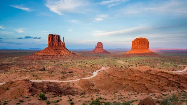 Monument Valley at sunset, summer 2015 — Stock Photo, Image