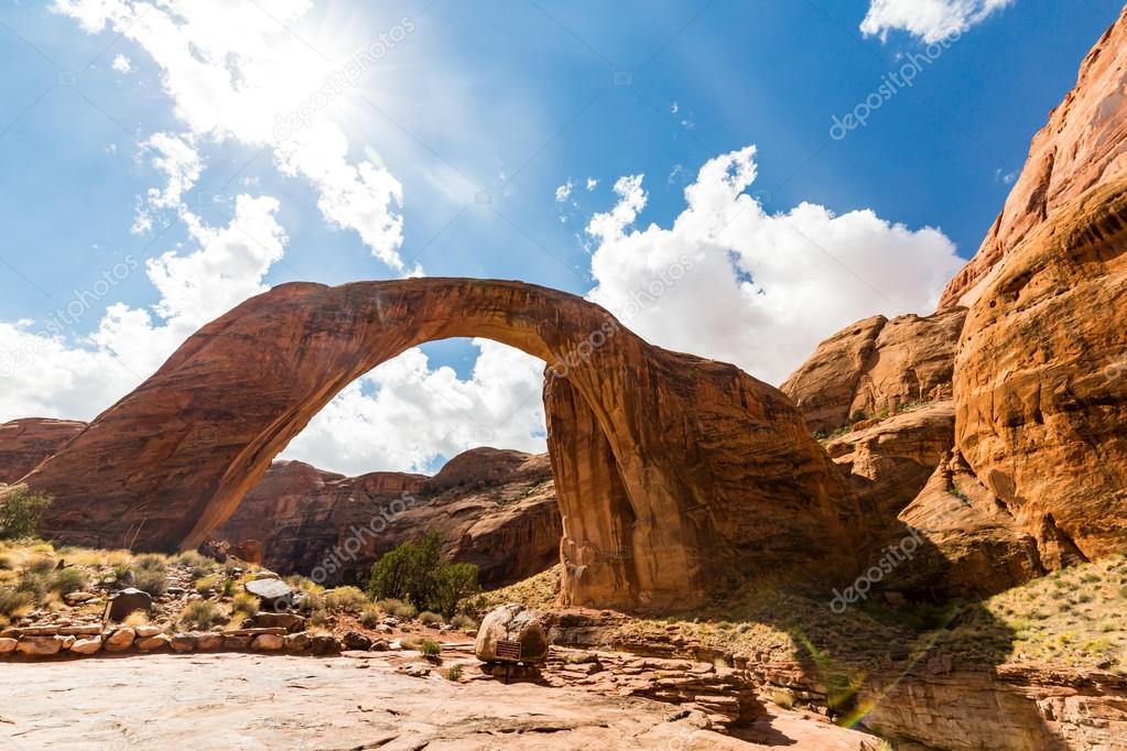 Rainbow Arch at the Lake Powell