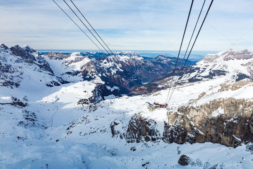 Views from the ski resort Engelberg