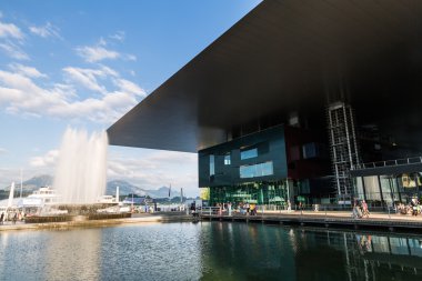İsviçre 'deki Lucerne şehrinin manzarası