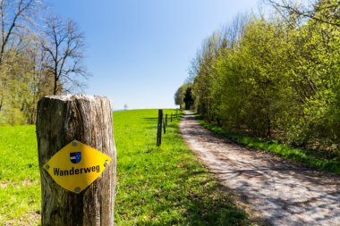 Dağ Heitersberg yürüyüş iz