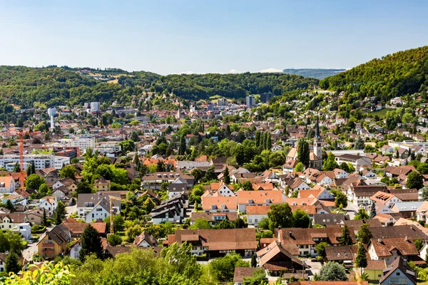 Widok z góry Lagern do Wettingen — Zdjęcie stockowe