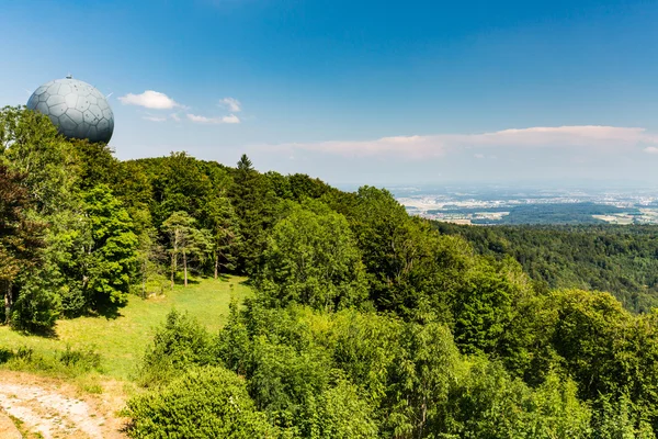 Uitzicht vanaf de berg Lagern naar Zürich — Stockfoto