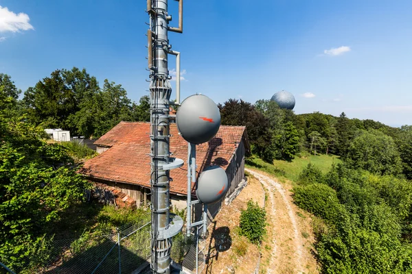 Utsikt från berget Lagern till Zürich — Stockfoto