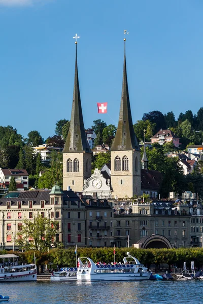 Blick auf die Stadt Luzern in der Schweiz — Stockfoto