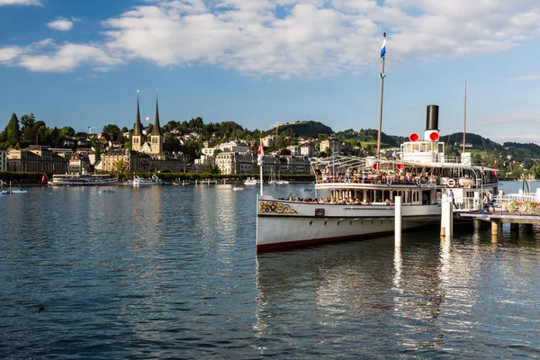 Blick auf die Stadt Luzern in der Schweiz — Stockfoto