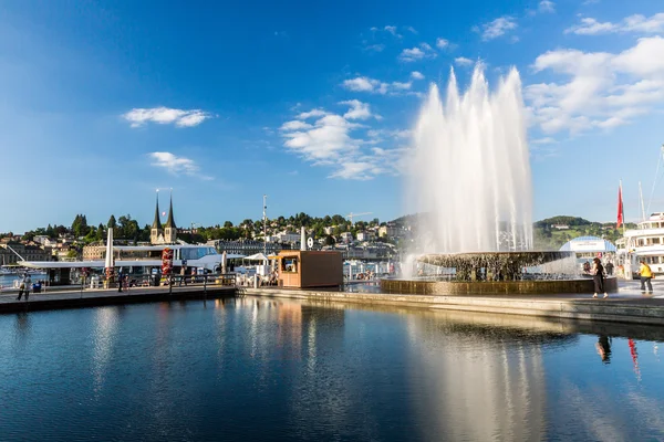 Blick auf die Stadt Luzern in der Schweiz — Stockfoto