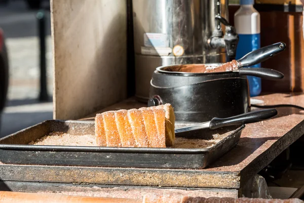 Hot and fresh Trdelnik — Stock Photo, Image