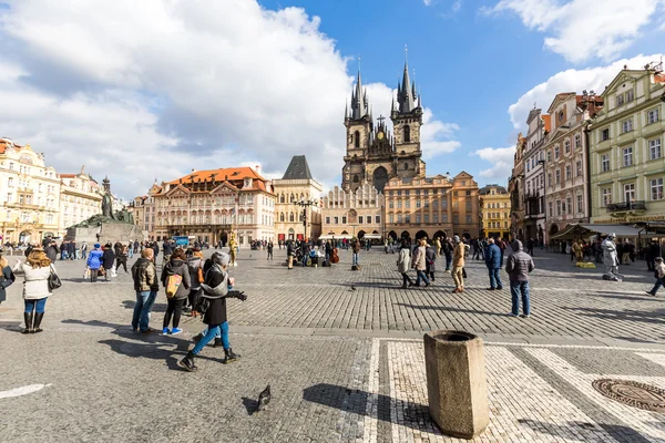 Utsikt av byggnaderna i Prag — Stockfoto
