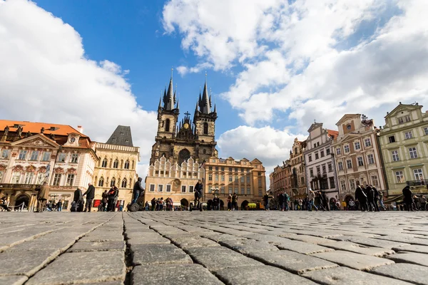 Utsikt av byggnaderna i Prag — Stockfoto