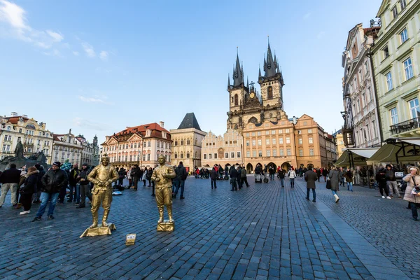 Utsikt av byggnaderna i Prag — Stockfoto